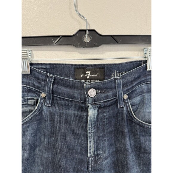 7 For All Man Kind Luxe Performance Slimmy Slim Denim Jeans Mens Size 30 - Picture 4 of 7